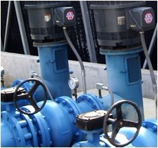 自来水厂水泵电机润滑